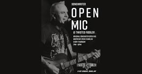 Songwriter Open Mic Hosted by Steve Candlen