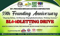 Bloodletting Drive, Health Consultation, Free Massage, Blood Sugar Testing & BP Monitoring