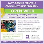 Lady Gowrie Fernvale Community Kindergarten's Open Week