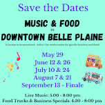 Music and Food Downtown Belle Plaine