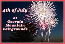 Hiawassee GA - July 4th Fireworks at Georgia Mountain Fairgrounds