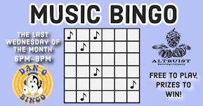 Music Bingo at Altruist!