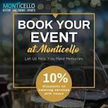 Thursdays @ Monticello are Available for Special Events! 404.671.6222