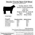 Decatur County Open Calf Show