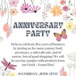 5 year Anniversary Party!