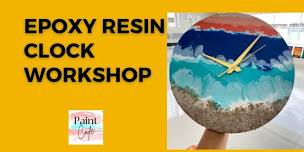 Paint Cafe - Epoxy Resin 12inch clock workshop