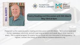 Poetry Reading and Discussion with Bill Alberti