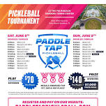 Pickleball Tournament Palm Beach Gardens, FL. June 8th - 9th. Hosted by Paddle Tap Pickleball