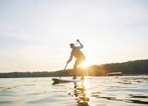 Sunset Stand Up Paddleboarding Tour at Marsh Creek State Park