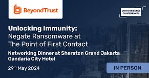 BeyondTrust - Unlocking Immunity: Negate Ransomware at the Point of First Contact