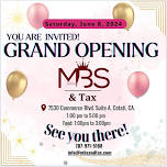 Grand Opening for MBS & Tax