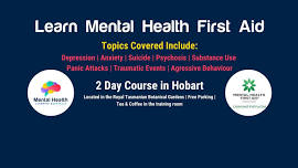 Hobart Mental Health First Aid Course (May 29-30)