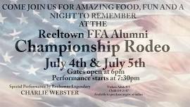 Reeltown FFA Alumni Championship Rodeo