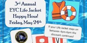 LIFE JACKET HAPPY HOUR!