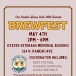 Exeter Lions Club Brewfest