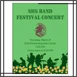 SHS Symphonic Wind Band, Percussion Studio, and Spartan Jazz Band performance