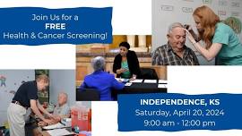 Independence, KS: FREE Health & Cancer Screening