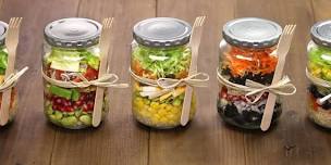 Taco Salad in a Jar Healthy Happy Hour workshop!