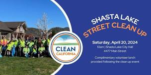 Shasta Lake Street Clean Up