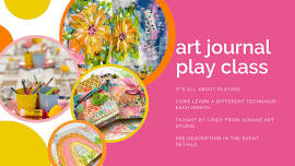 Art Journal Play Class (In person at the Millhouse in McKinney, TX) — Junque Art Studio