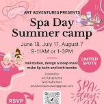 Spa Day Summer Art Camp with Art Adventures