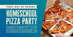 First Day of Spring Homeschool Pizza Party