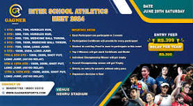 Inter School Athletics meet 2024 June 29th (Saturday) at Nehru Stadium, Chennai