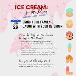 Ice Cream in the Park- FREE for all