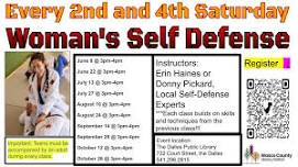 Second and Fourth Saturday Self Defense Classes for Women