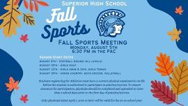 Mandatory Fall Sports Meeting