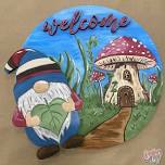 3D WELCOME GNOME MUSHROOM HOUSE