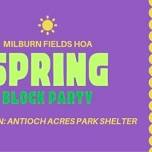 Milburn Fields Spring Block Party