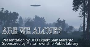 UFO Expert Sam Maranto Presentation