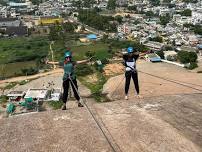 Bhongir Fort: 300 feet Rappelling and Trekking