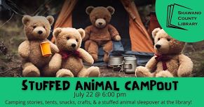 Stuffed Animal Campout