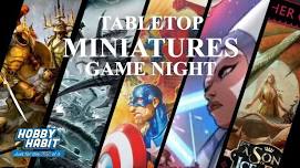 Tabletop Miniatures Game Night