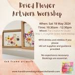 Sat 18 May - Dried Flower Artwork