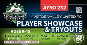 Verde Valley United F.C. Player Showcase and Tryouts