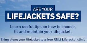 RNLI life jacket clinic and water safety advice session