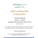 ABC’s of Dementia Presentation