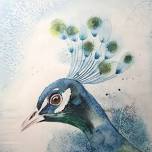 Watercolour Peacock Art Class