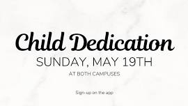 Child Dedication Sunday