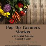 Pop Up Market with the WVU Extension Office