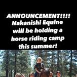 Nakanishi Equine Horse Camp!!!!