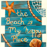 Beach Happy Pallet | Paint Party | Cadillac