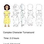 Digital Animation: Complex Character Turnaround