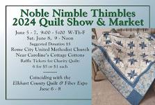 Noble Nimble Thimbles 2024 Quilt Show and Market