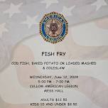 Cullom American Legion Mess Hall Fish Fry