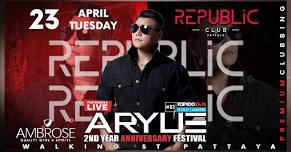 Aryue performs LIVE at Republic Club Anniversary