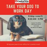 Take your dog to work day